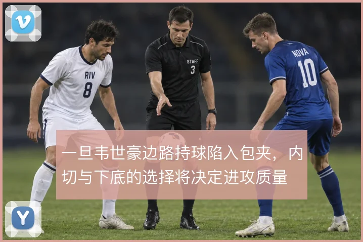 一旦韦世豪边路持球陷入包夹,内切与下底的选择将决定进攻质量